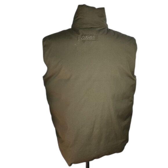 Cabela's Premier Northern Goose Down Filled Puffer Vest, Green, Size L Tall - Picture 2 of 8